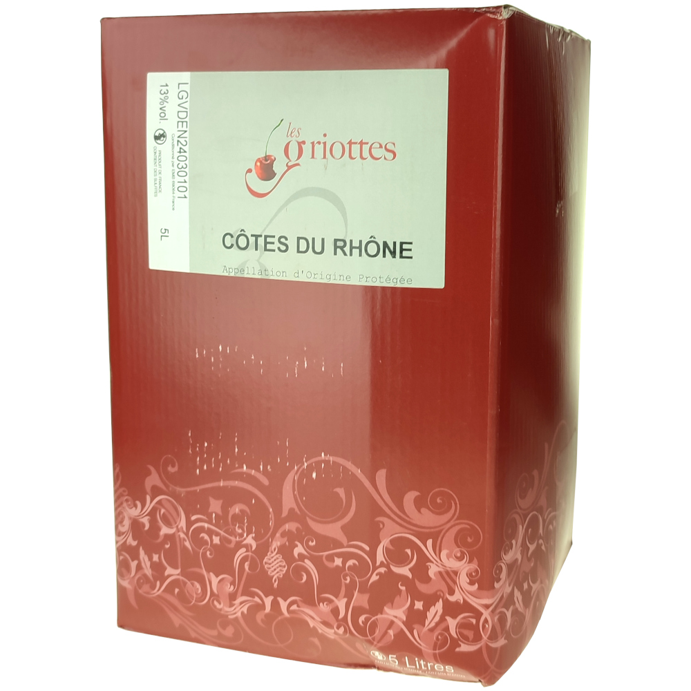 Côtes du Rhône rouge BIB 5L Les Griottes